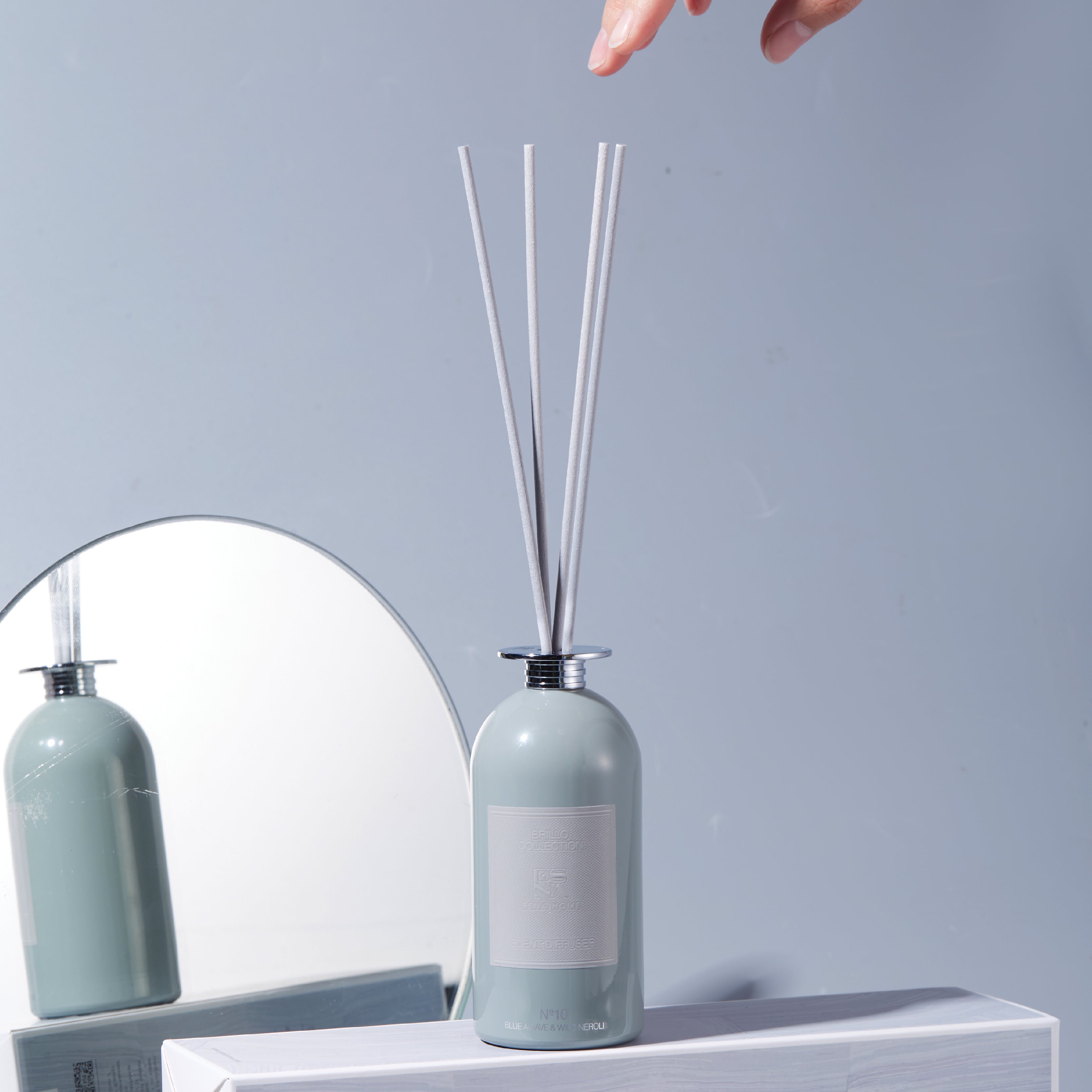 Premium Reed Diffuser Set Blue Agave & Wild Neroli | 3.5 Fl Oz 100ml Scented Oil Reed Diffuser
