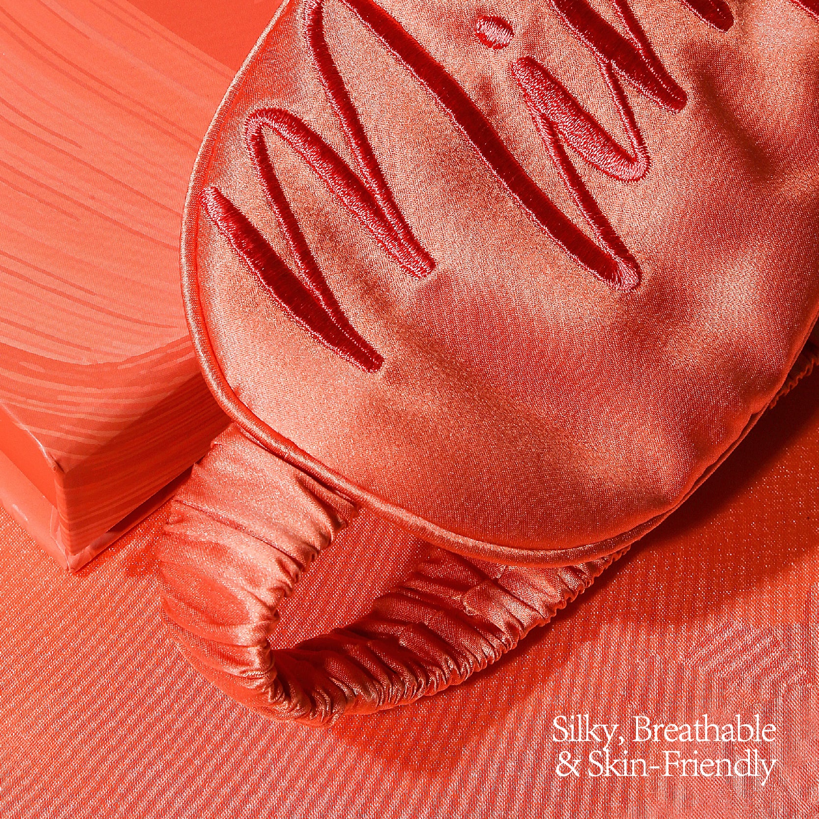 Wake Me Up For Mimosa Silmon 22-Momme Mulberry Silk | Eye Mask