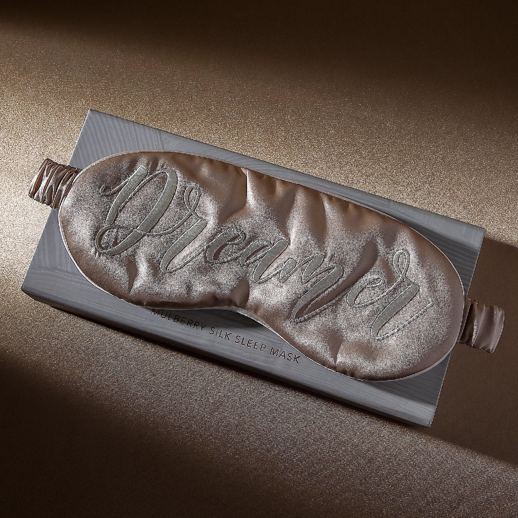 Dreamer White 22-Momme Mulberry Silk | Eye Mask