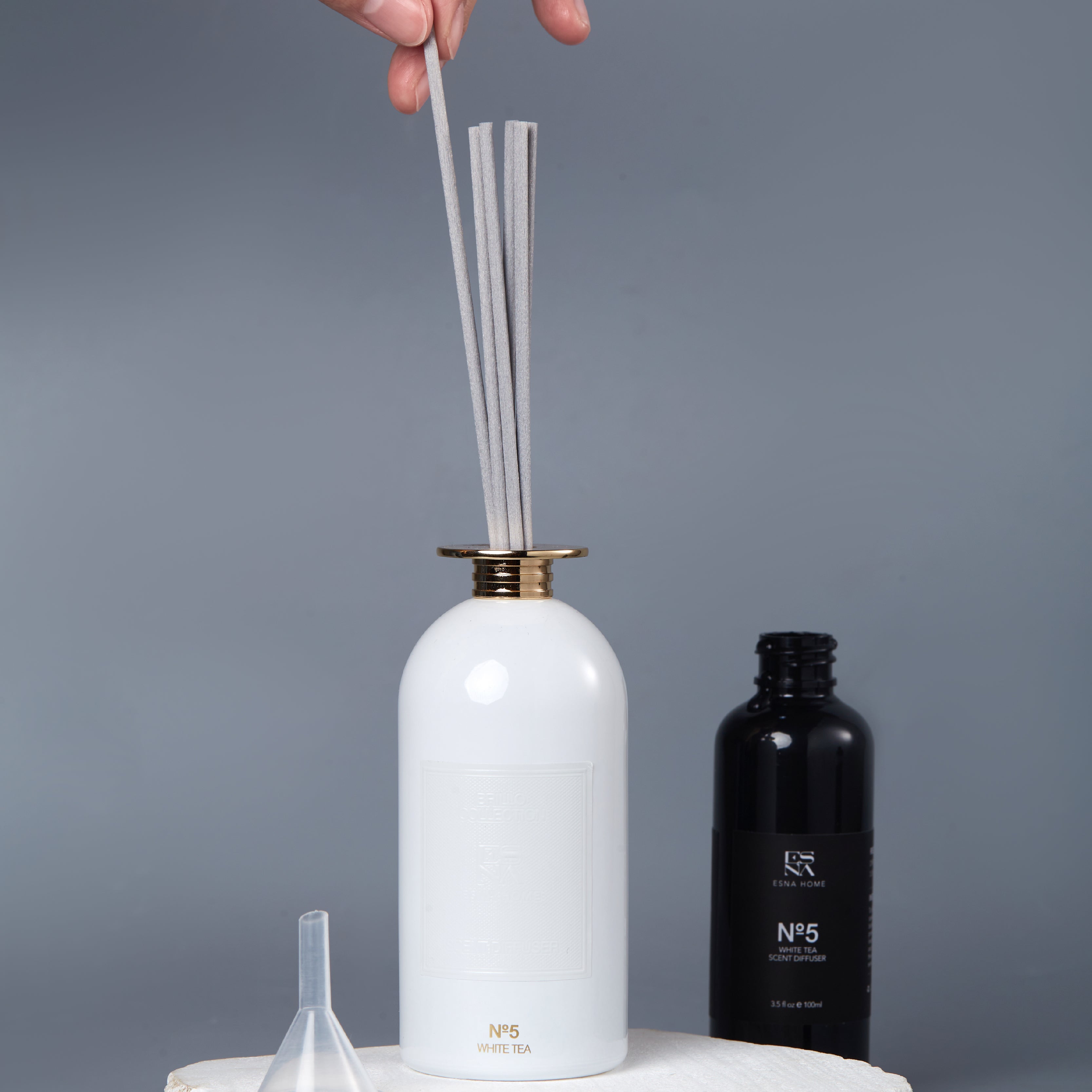 3 * 3.5 Fl Oz 100ml Scented Oil Reed Diffuser Refill Set White Tea | Blue Agave & Wild Neroli | Sea Salt & Sage | Aroma
