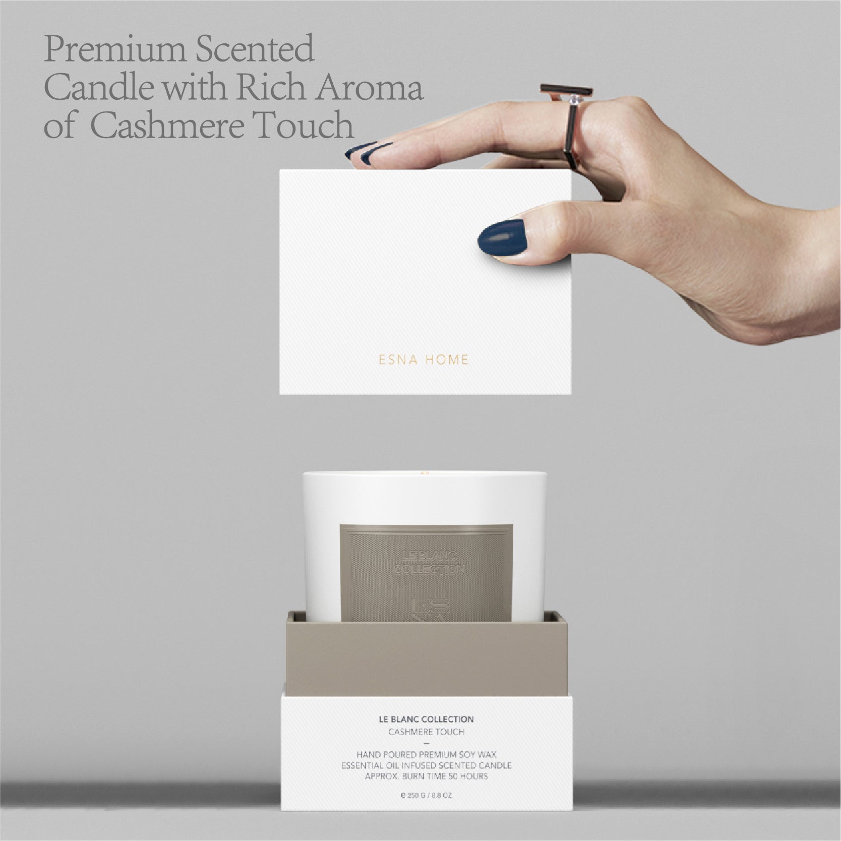 Cashmere Touch Scented Candle | Le Blanc Collection