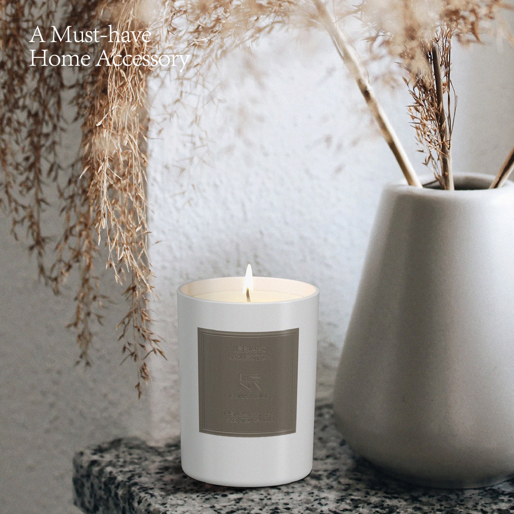 Cashmere Touch Scented Candle | Le Blanc Collection