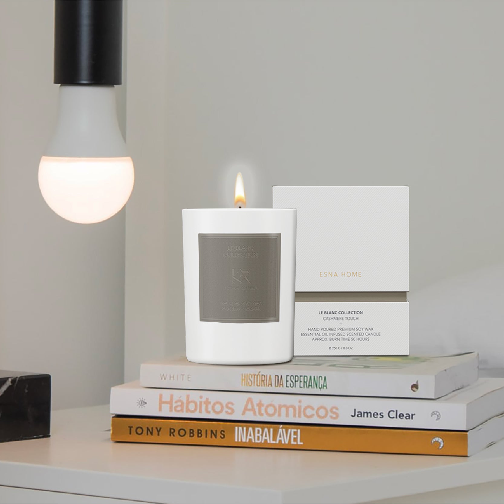 Cashmere Touch Scented Candle | Le Blanc Collection