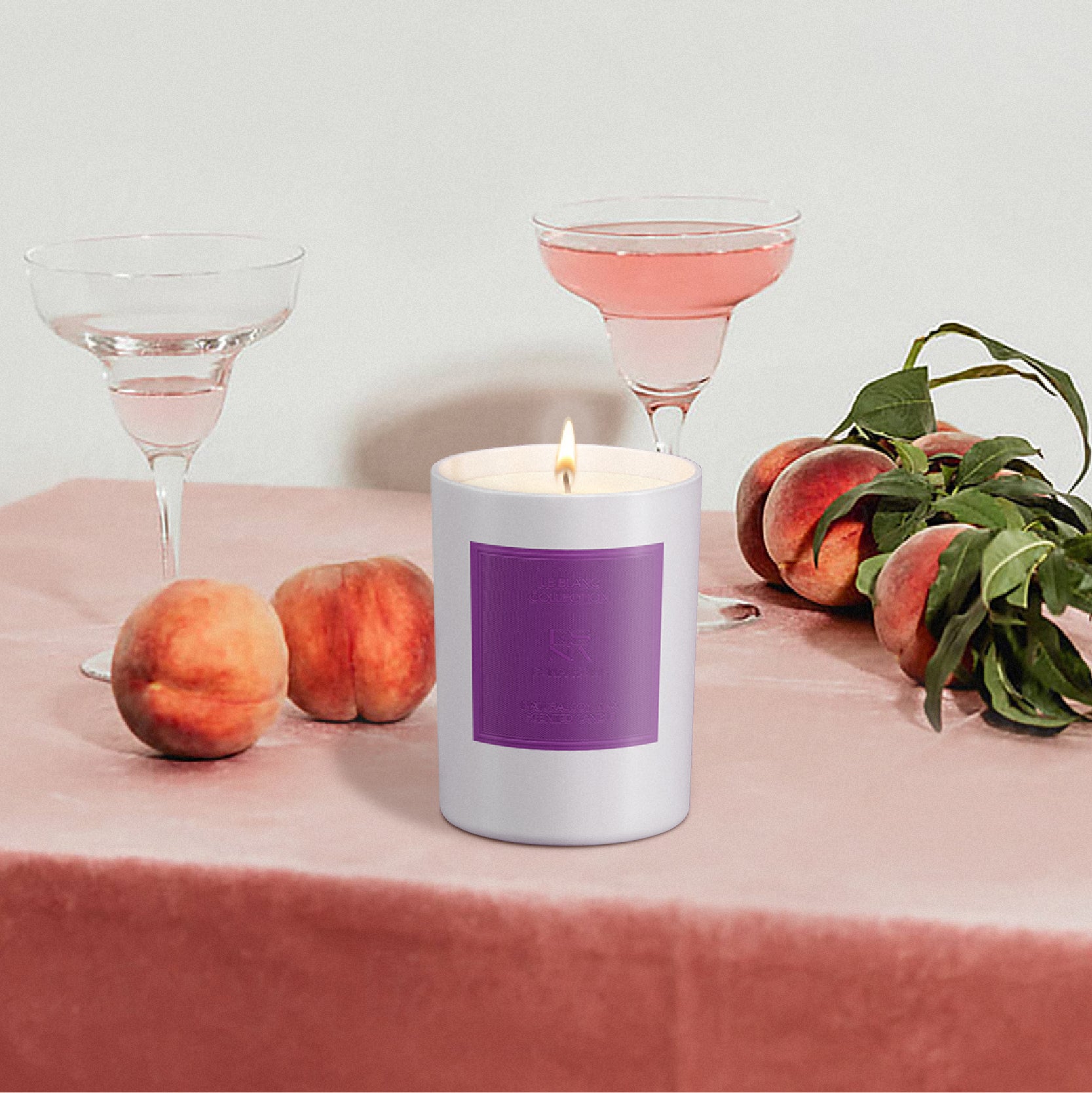 Fresh Cut Roses & Berries Scented Candle | Le Blanc Collection