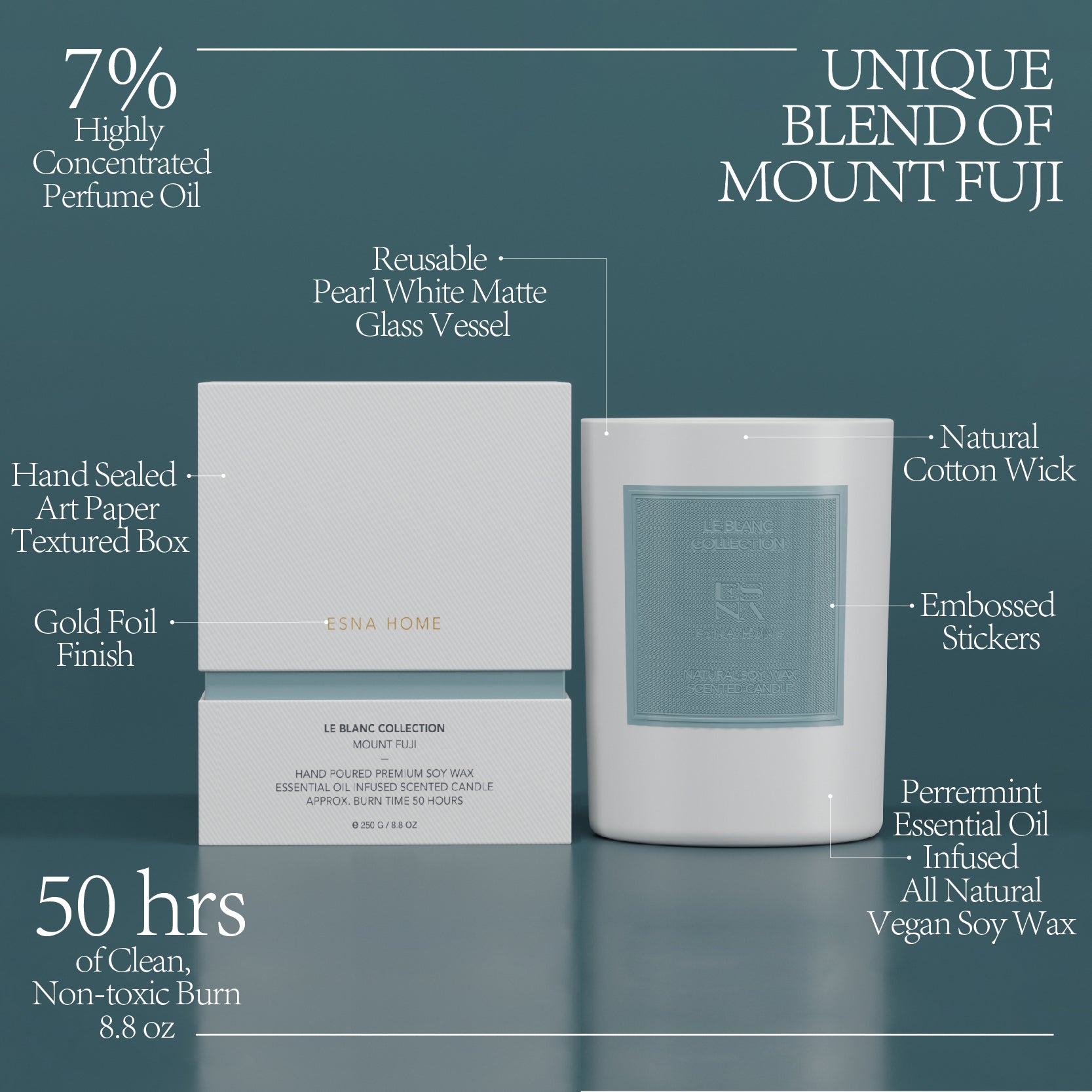 Mount Fuji Scented Candle | Le Blanc Collection