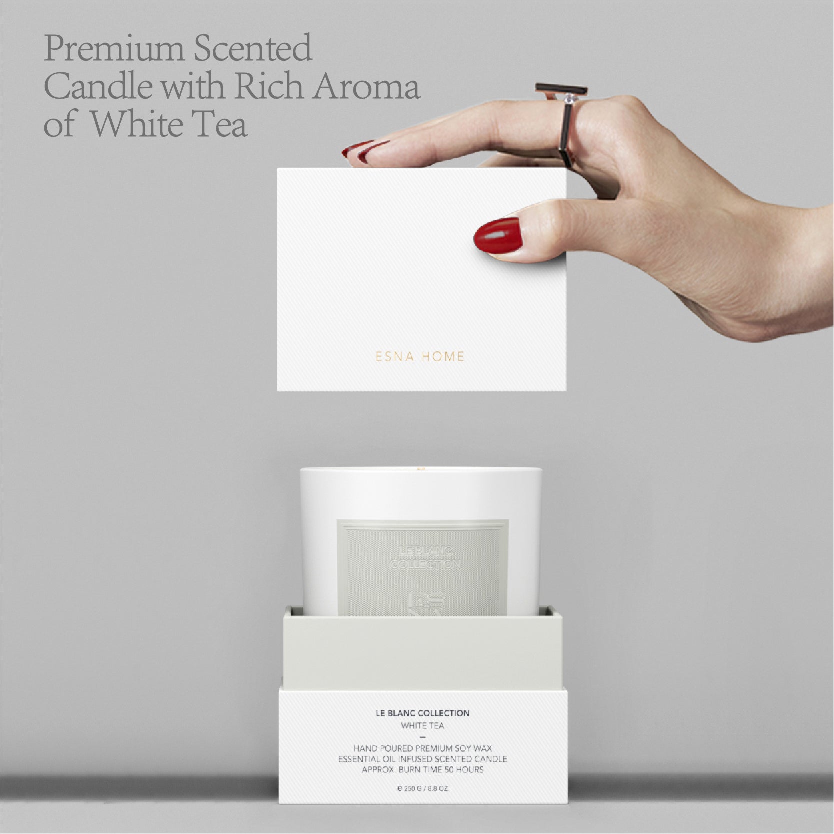 White Tea Scented Candle | Le Blanc Collection