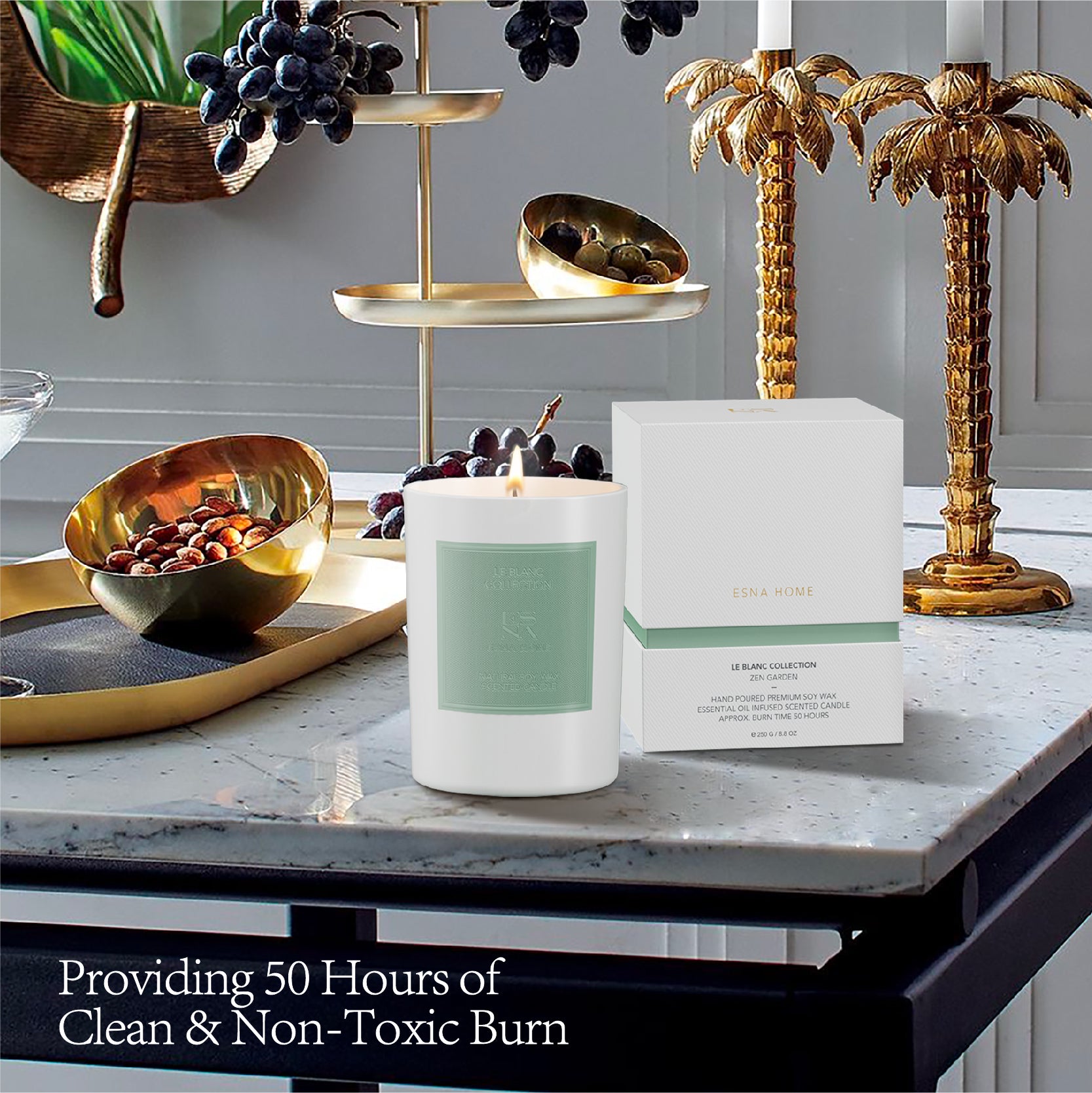 Zen Garden Scented Candle | Le Blanc Collection