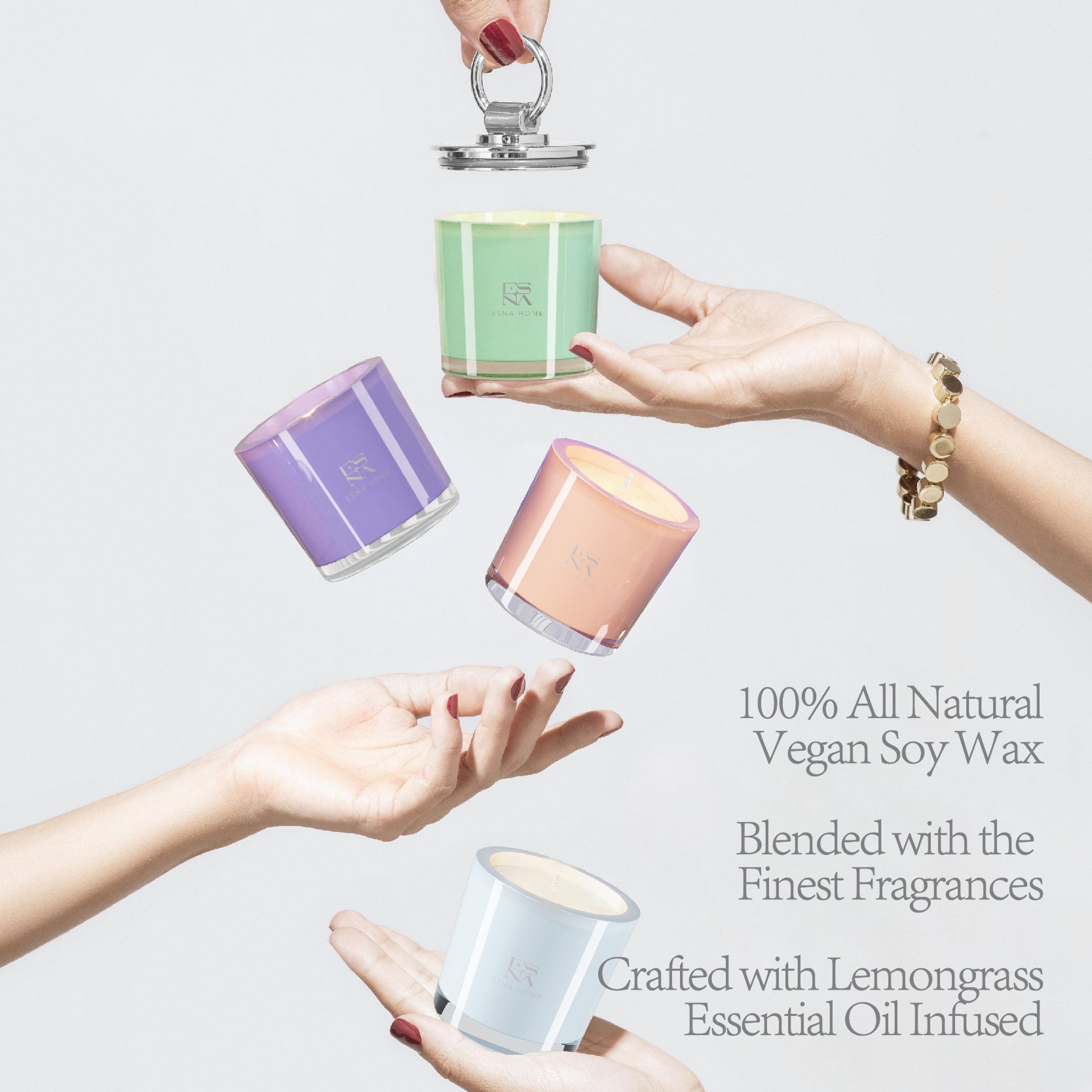 Signature 4 Scented Votive Candles - Garden of the Far East