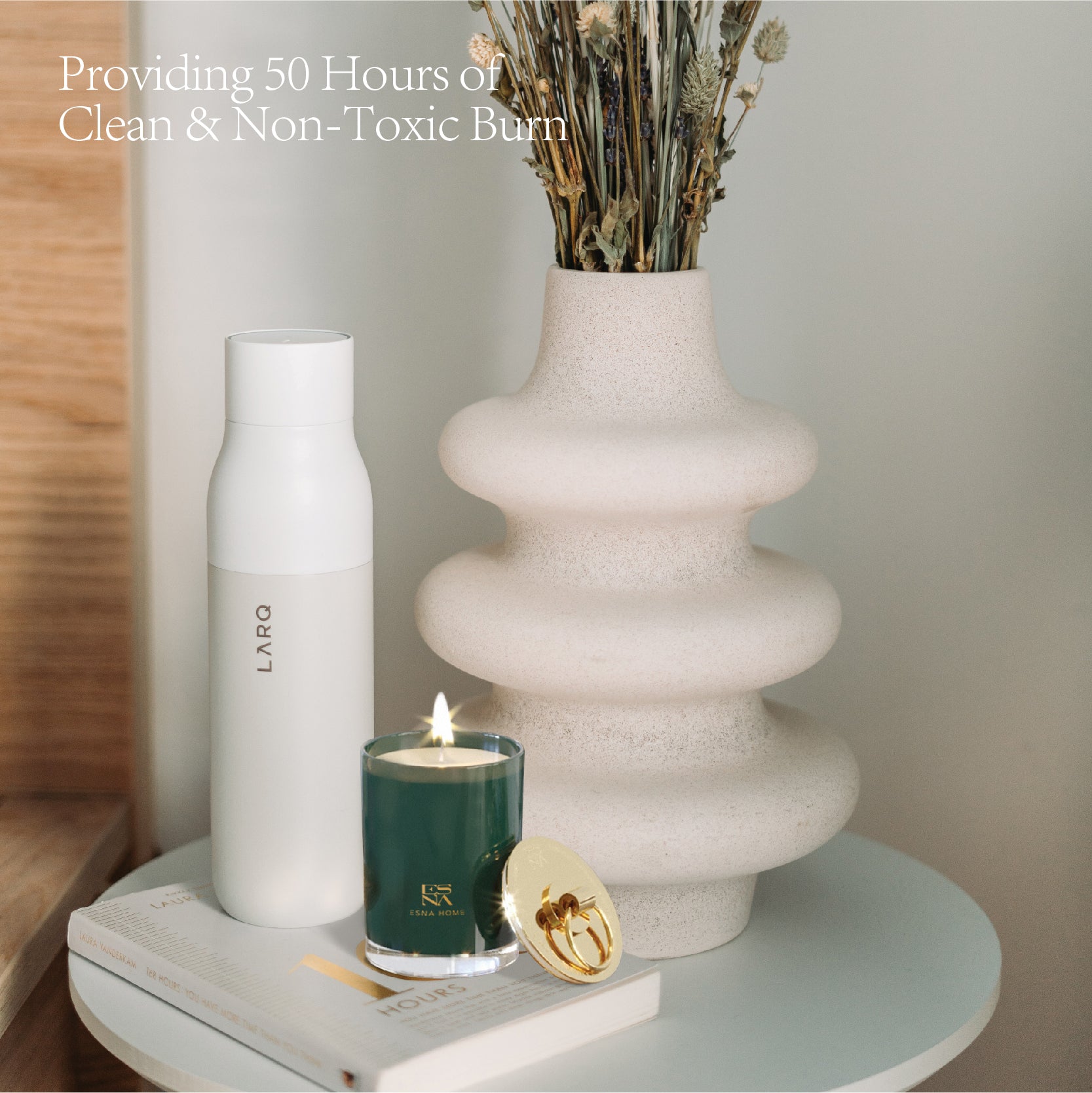 Chestnut & Sandalwood Scented Candle | Brillo Collection