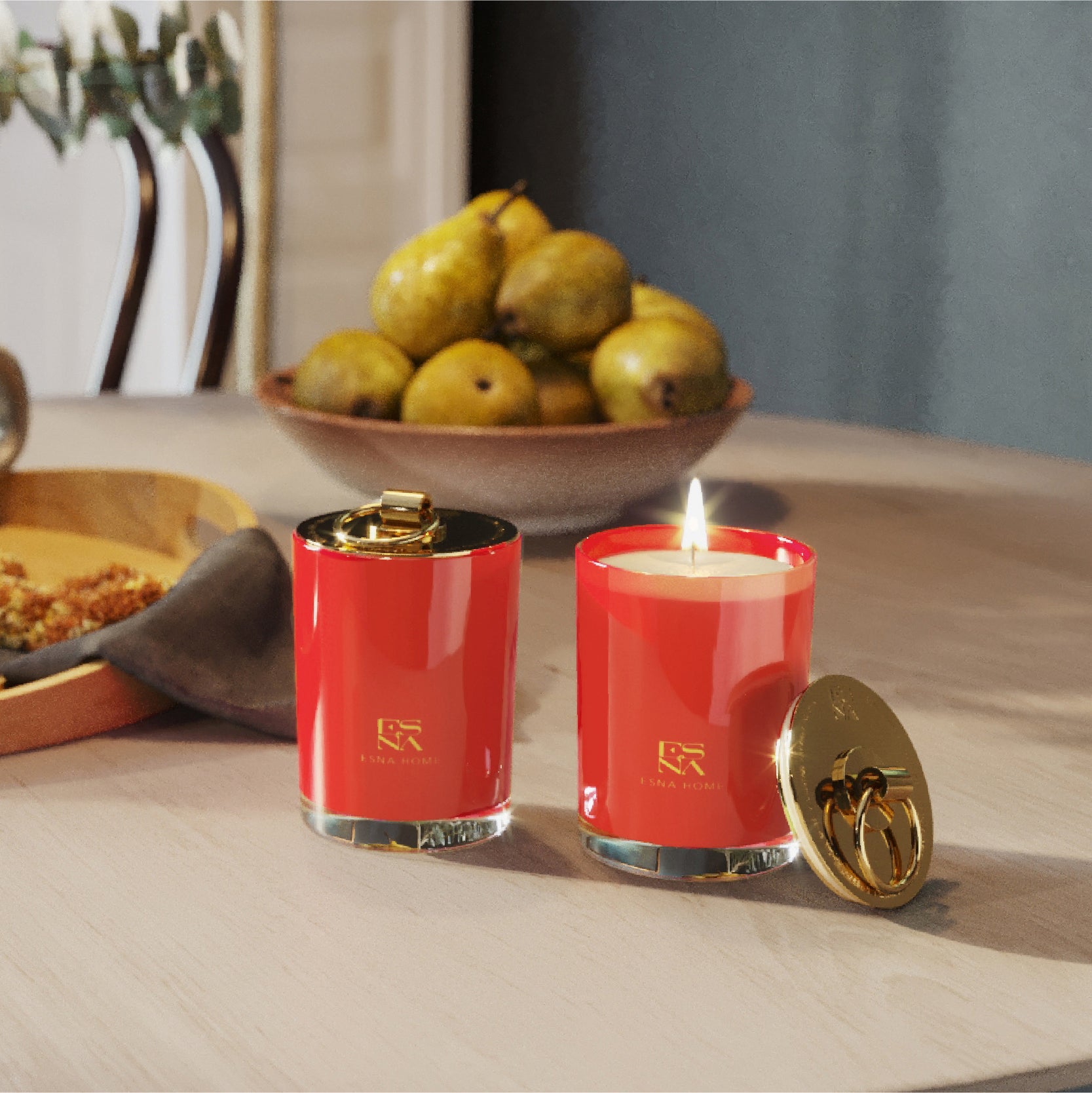 Mango Mimosa Scented Candle | Brillo Collection