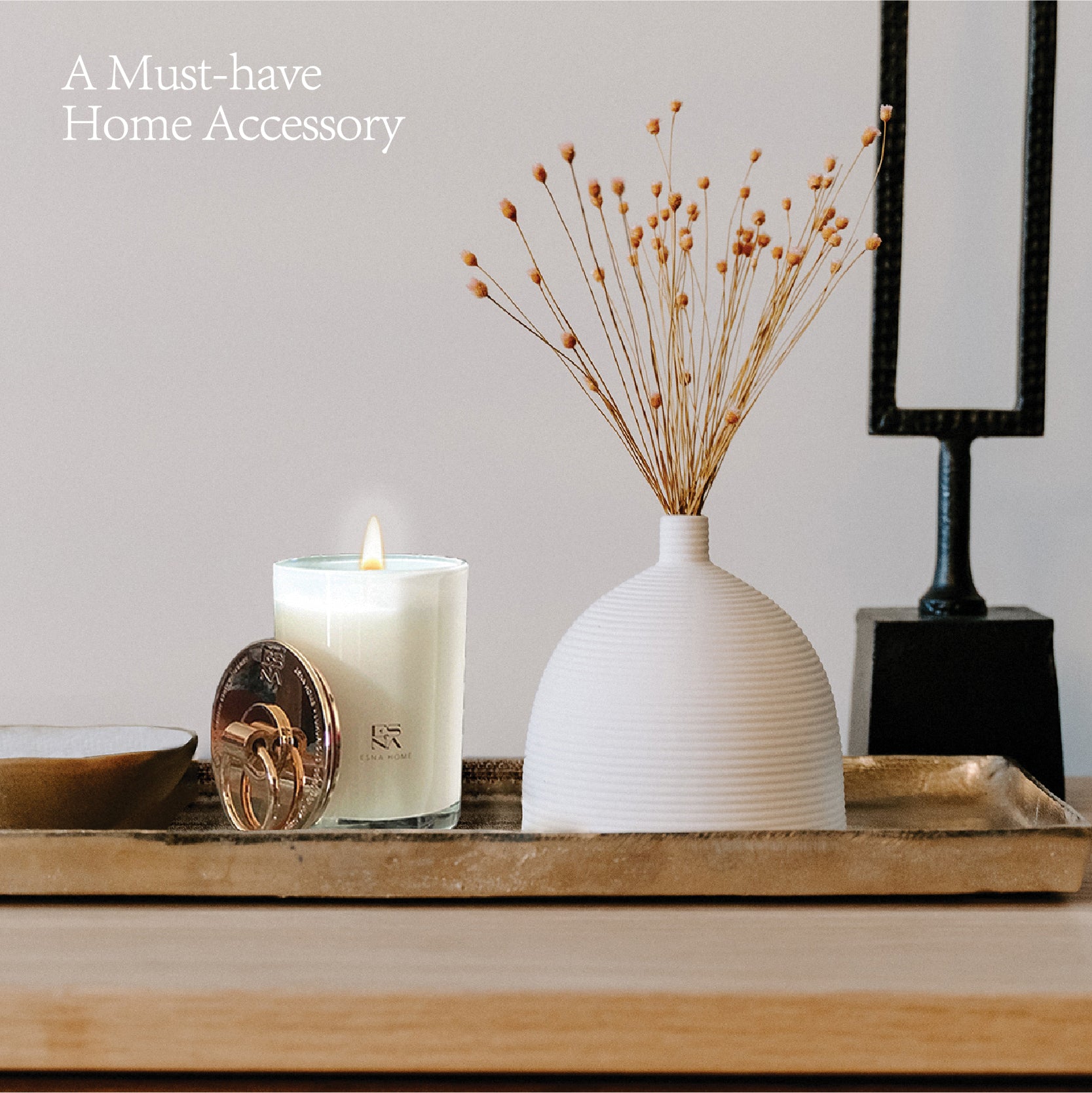 White Tea Scented Candle | Brillo Collection