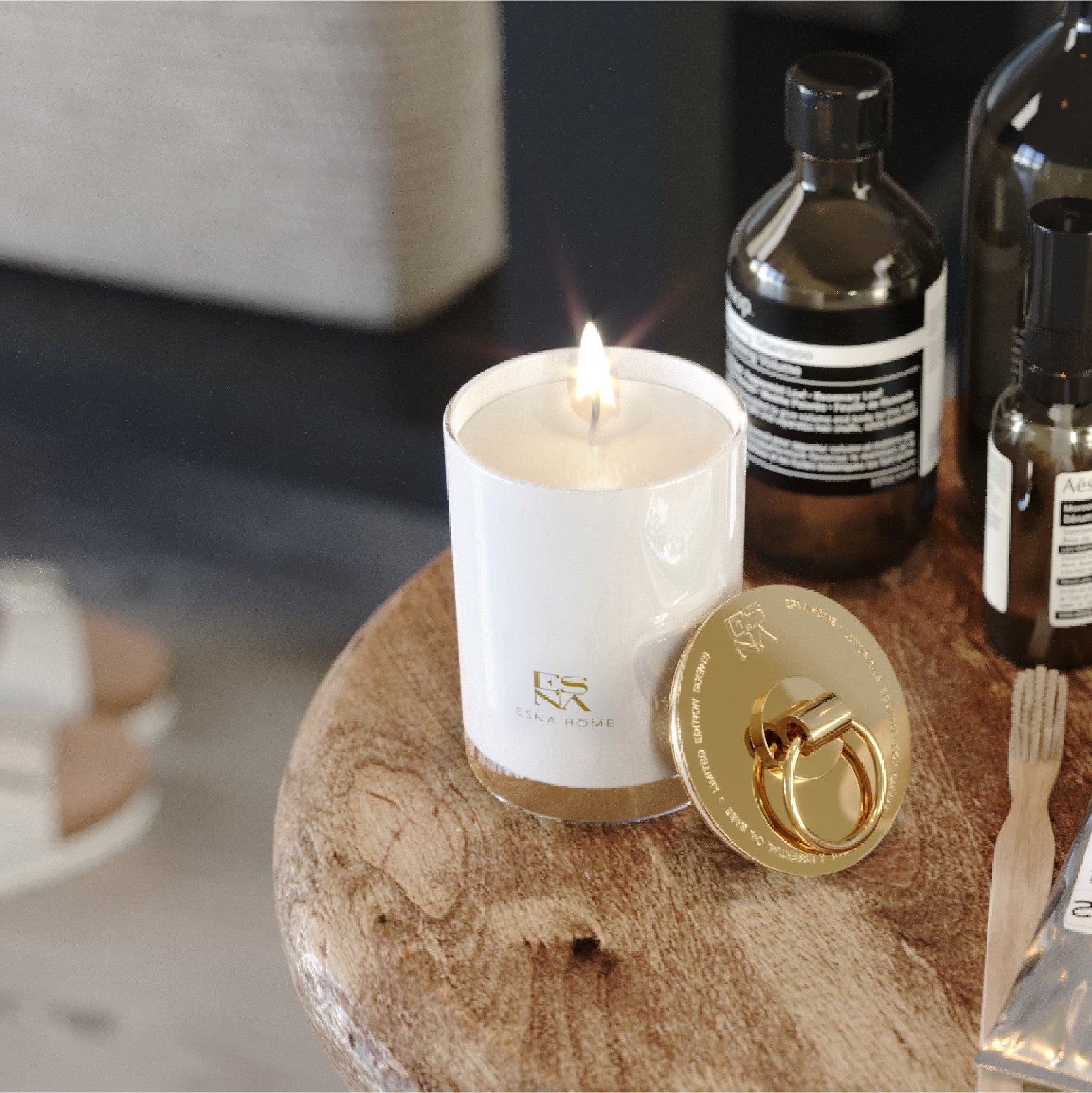 White Tea Scented Candle | Brillo Collection