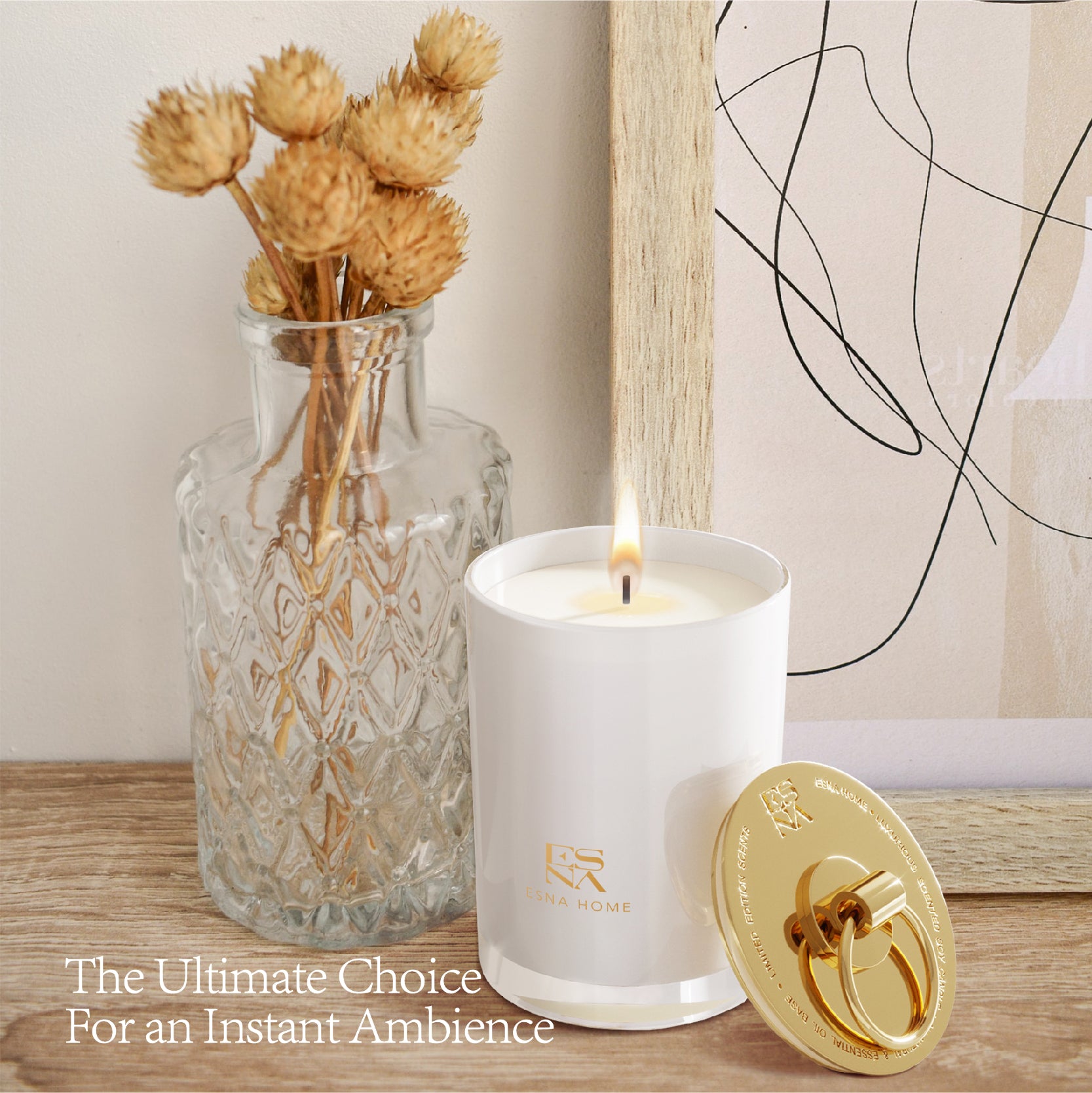 White Tea Scented Candle | Brillo Collection