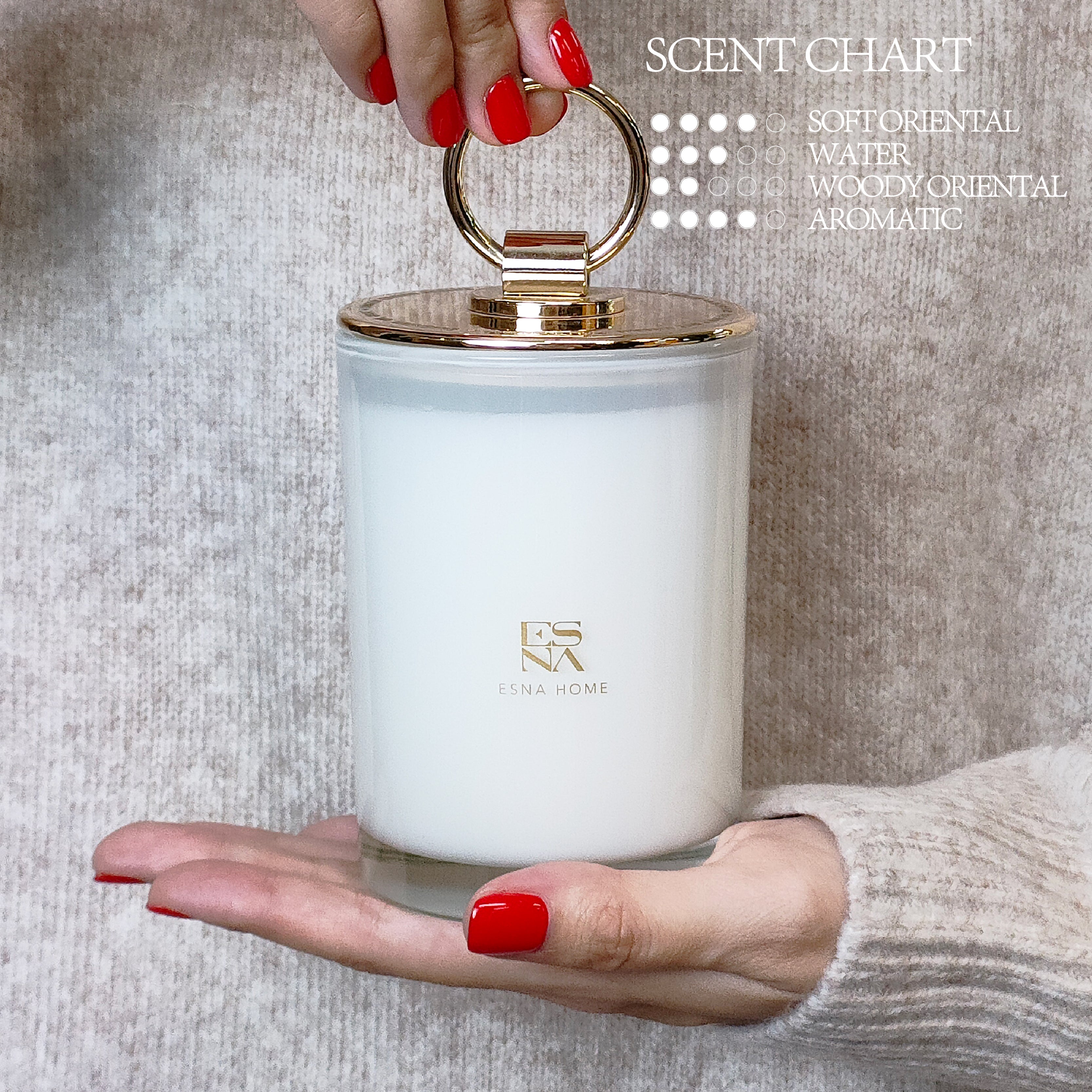 White Tea Scented Candle | Brillo Collection