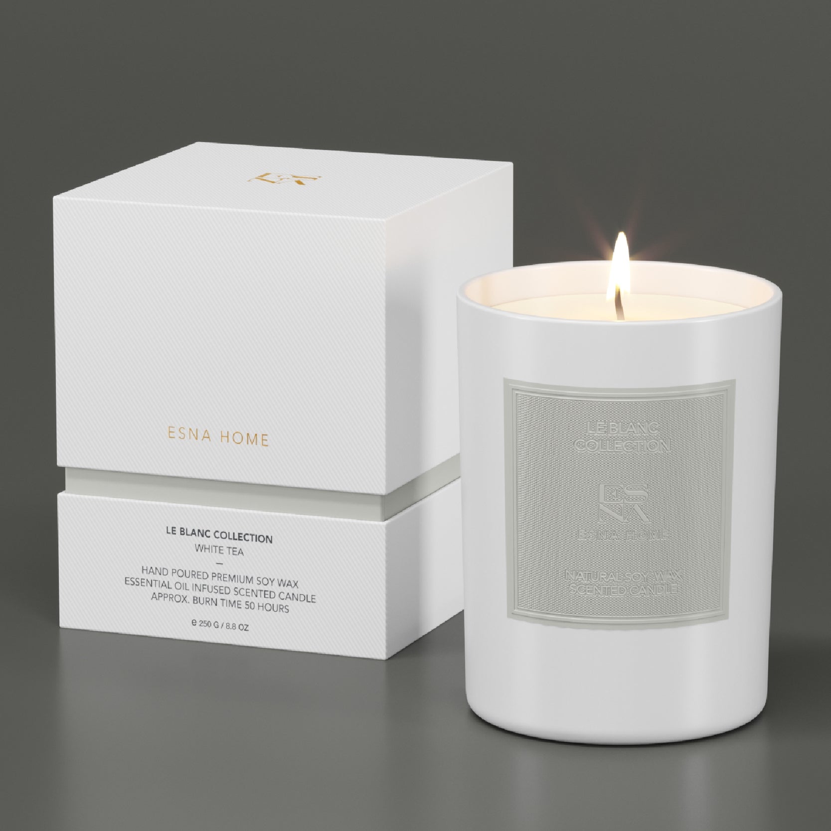 White Tea Scented Candle | Le Blanc Collection