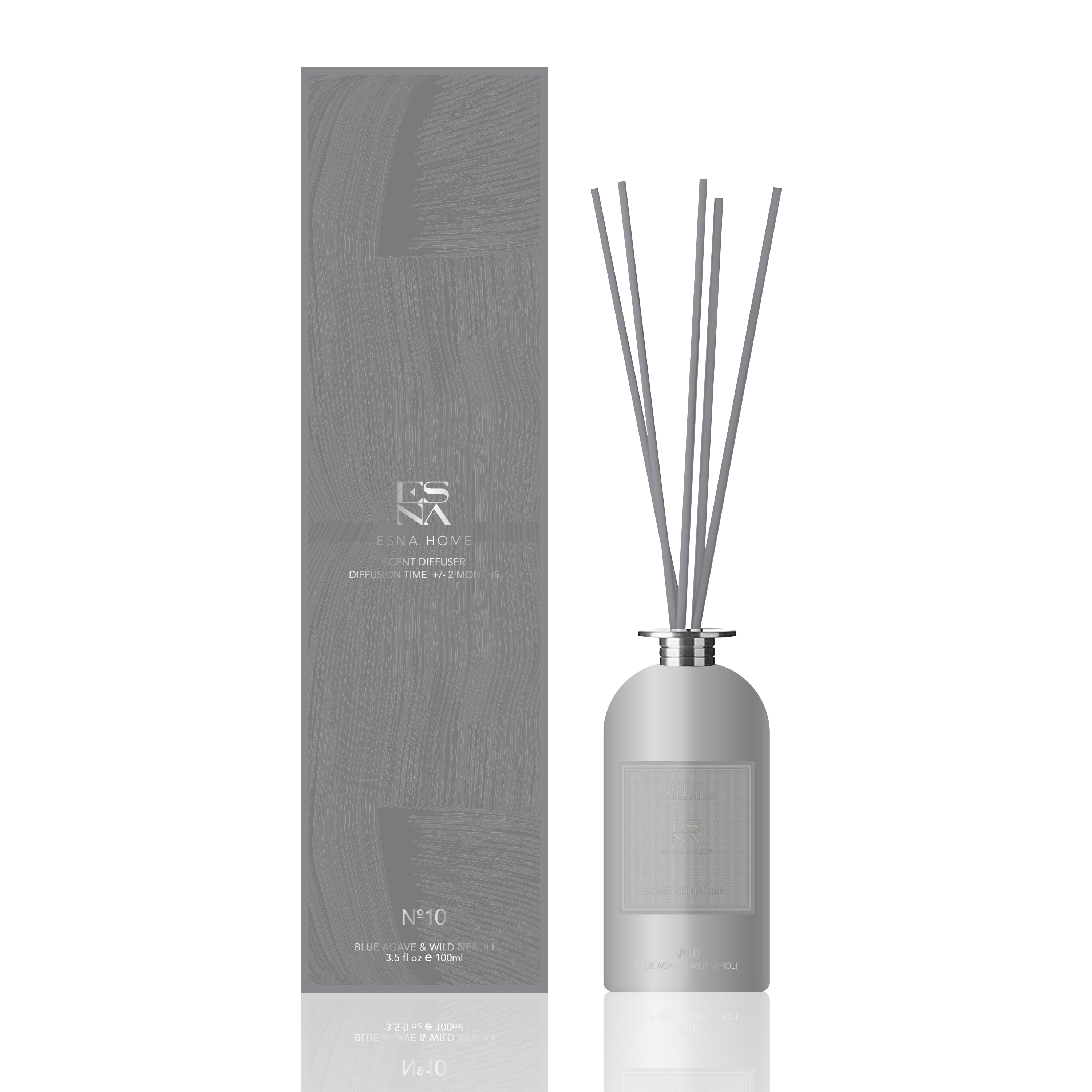 Premium Reed Diffuser Set Blue Agave & Wild Neroli | 3.5 Fl Oz 100ml S