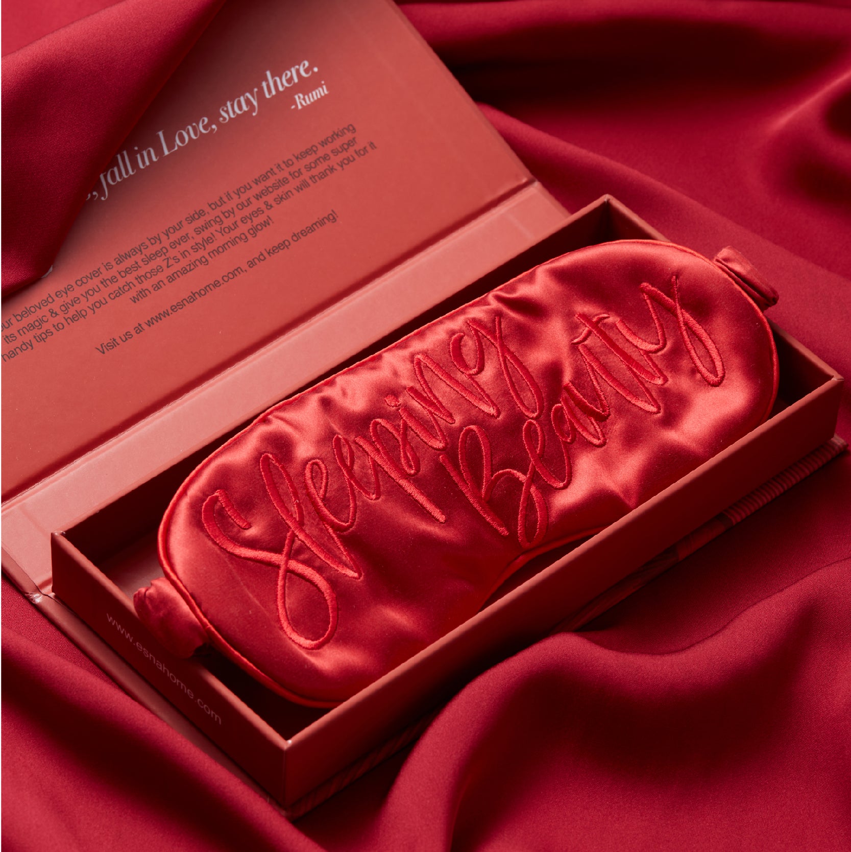 Luxury Scented Candle Set (Champagne & whipped Cream) I 22-Momme Mulberry Silk Eye Mask | Candle Scissors Cutter