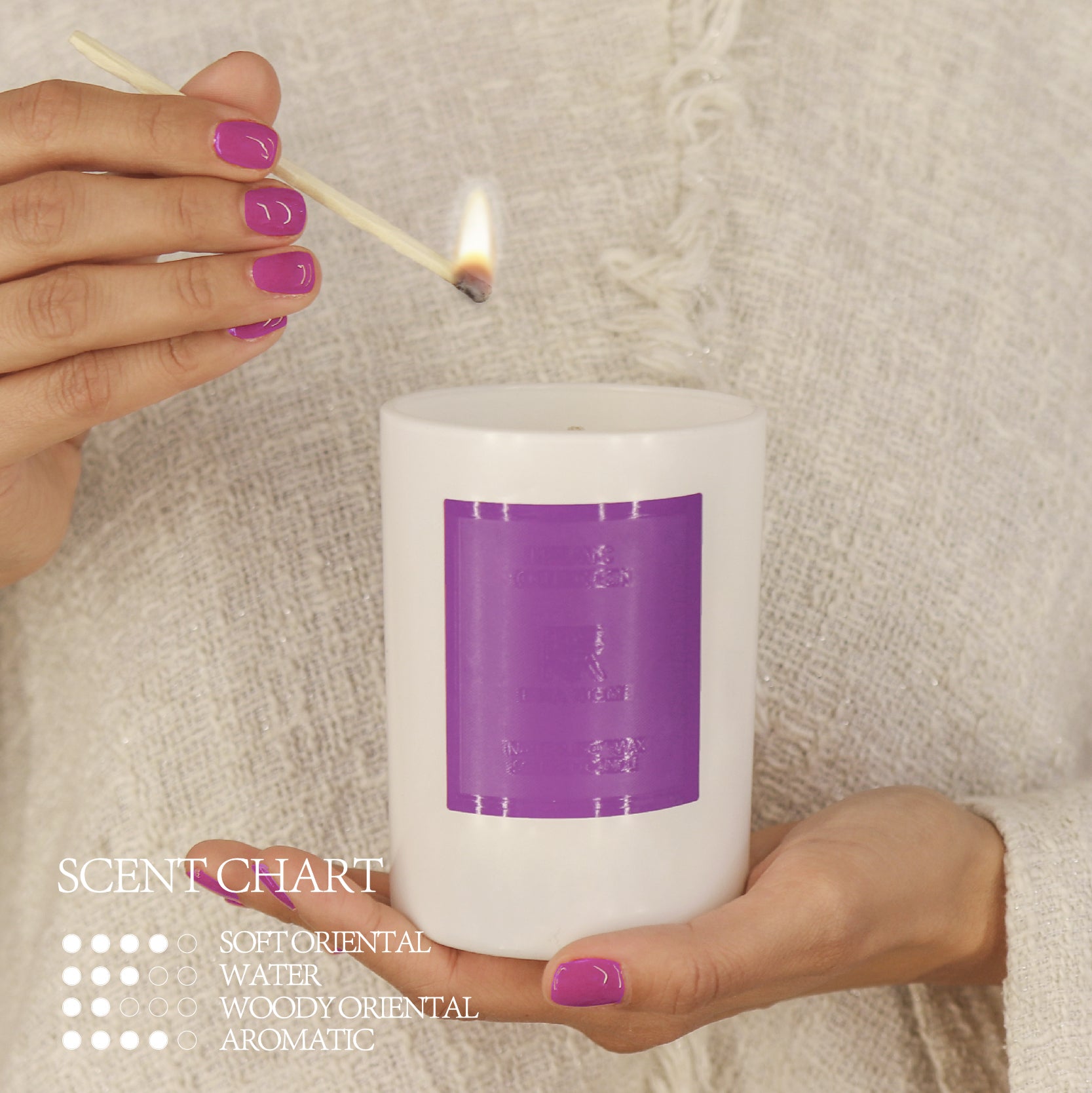 Fresh Cut Roses & Berries Scented Candle  |  Le Blanc Collection