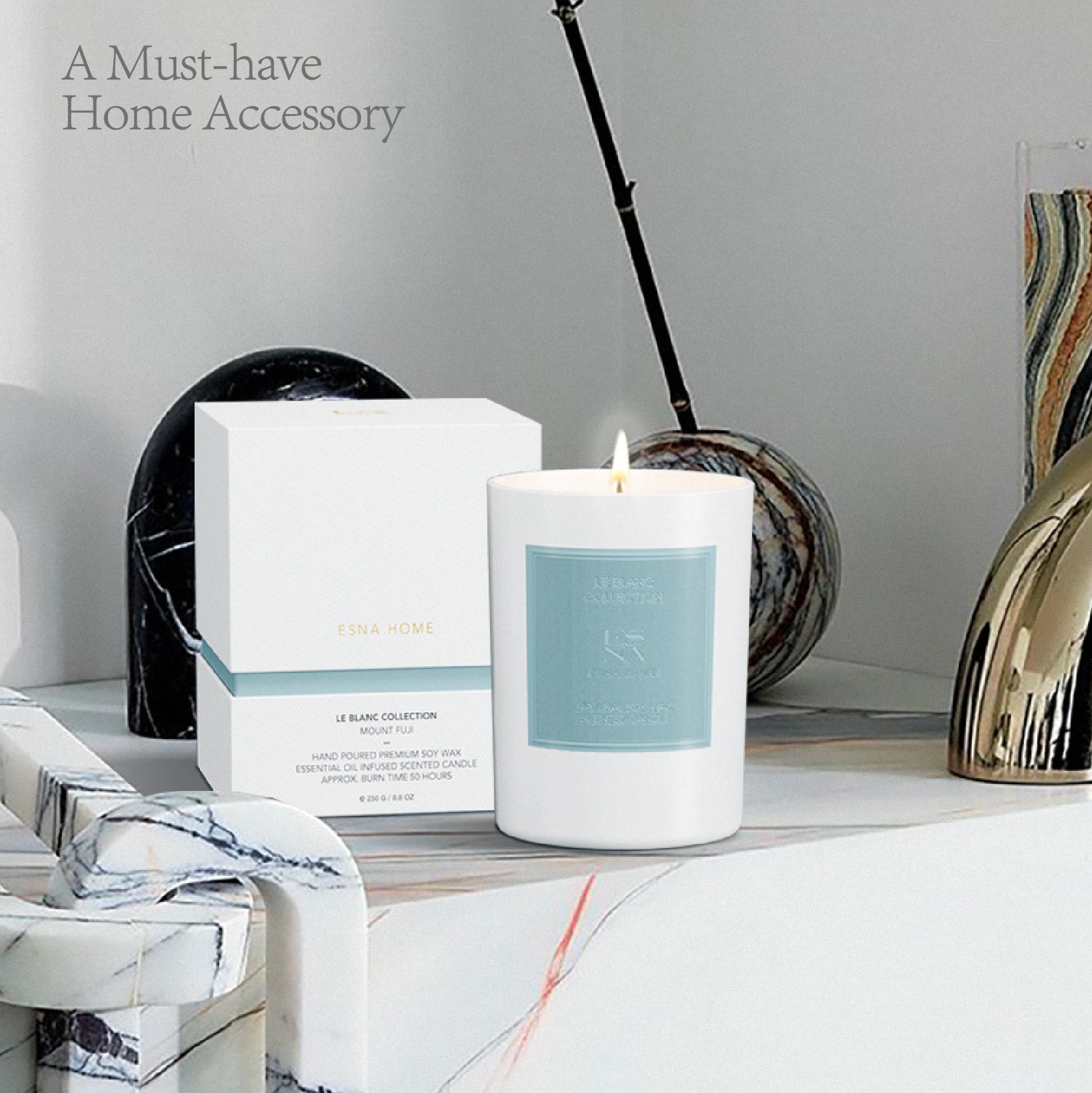 Mount Fuji Scented Candle  |  Le Blanc Collection