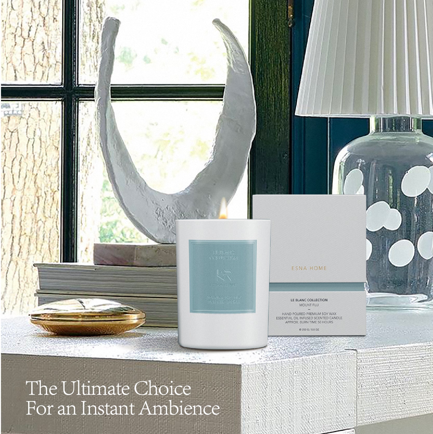 Mount Fuji Scented Candle  |  Le Blanc Collection