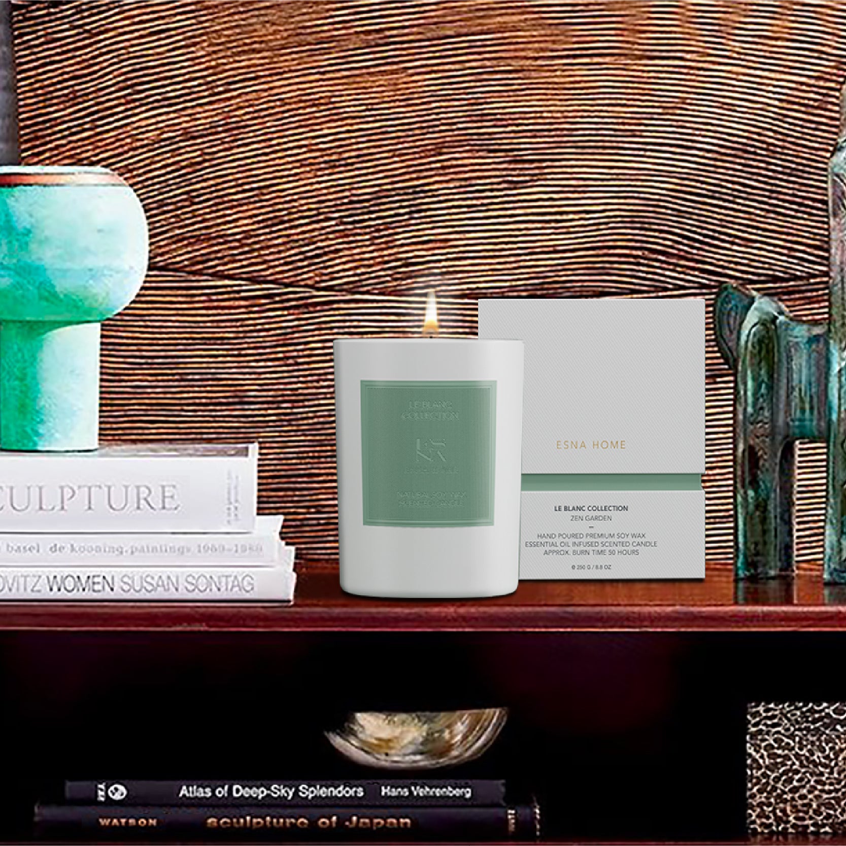 Zen Garden Scented Candle  |  Le Blanc Collection