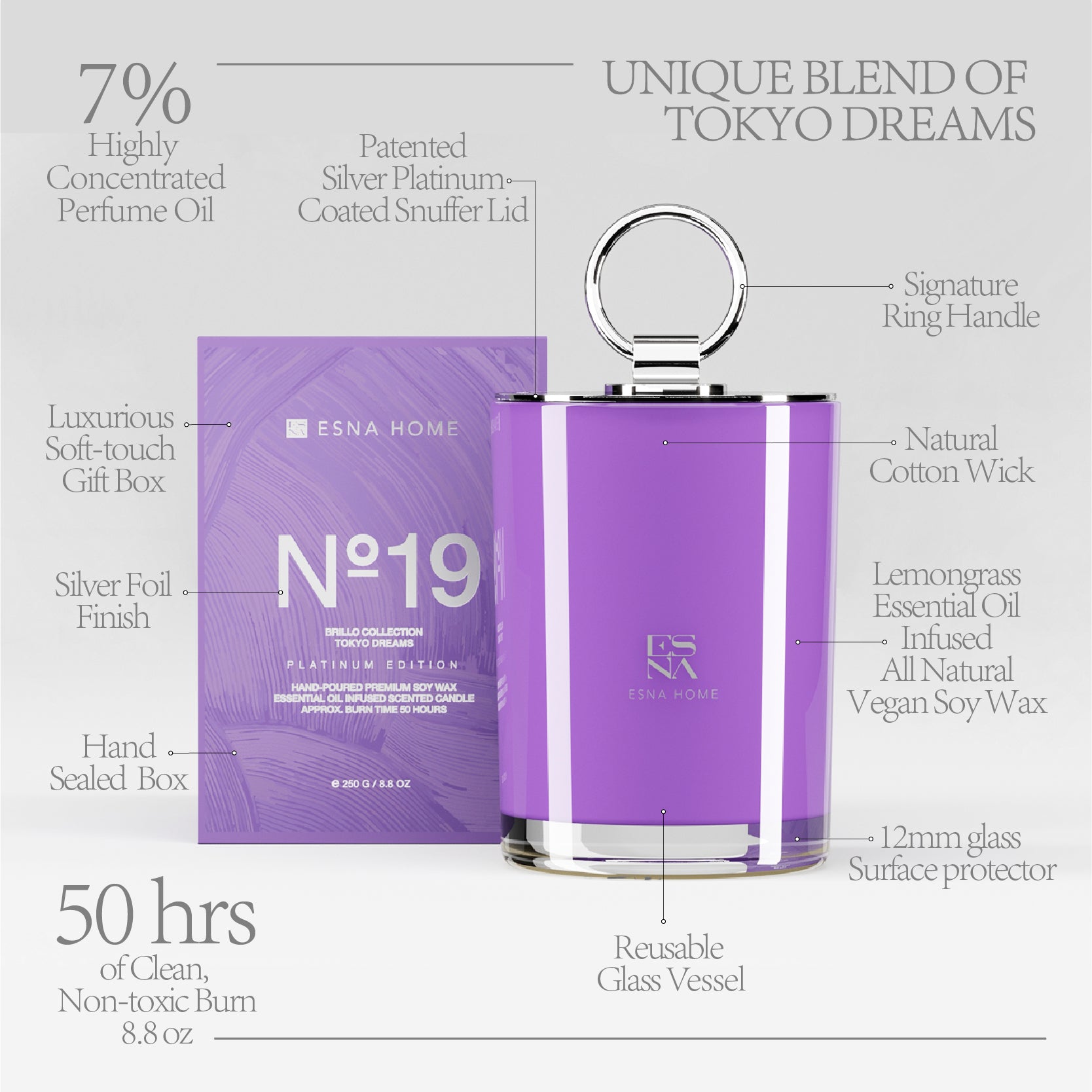 Tokyo Dreams Scented Candle  |  Brillo Collection
