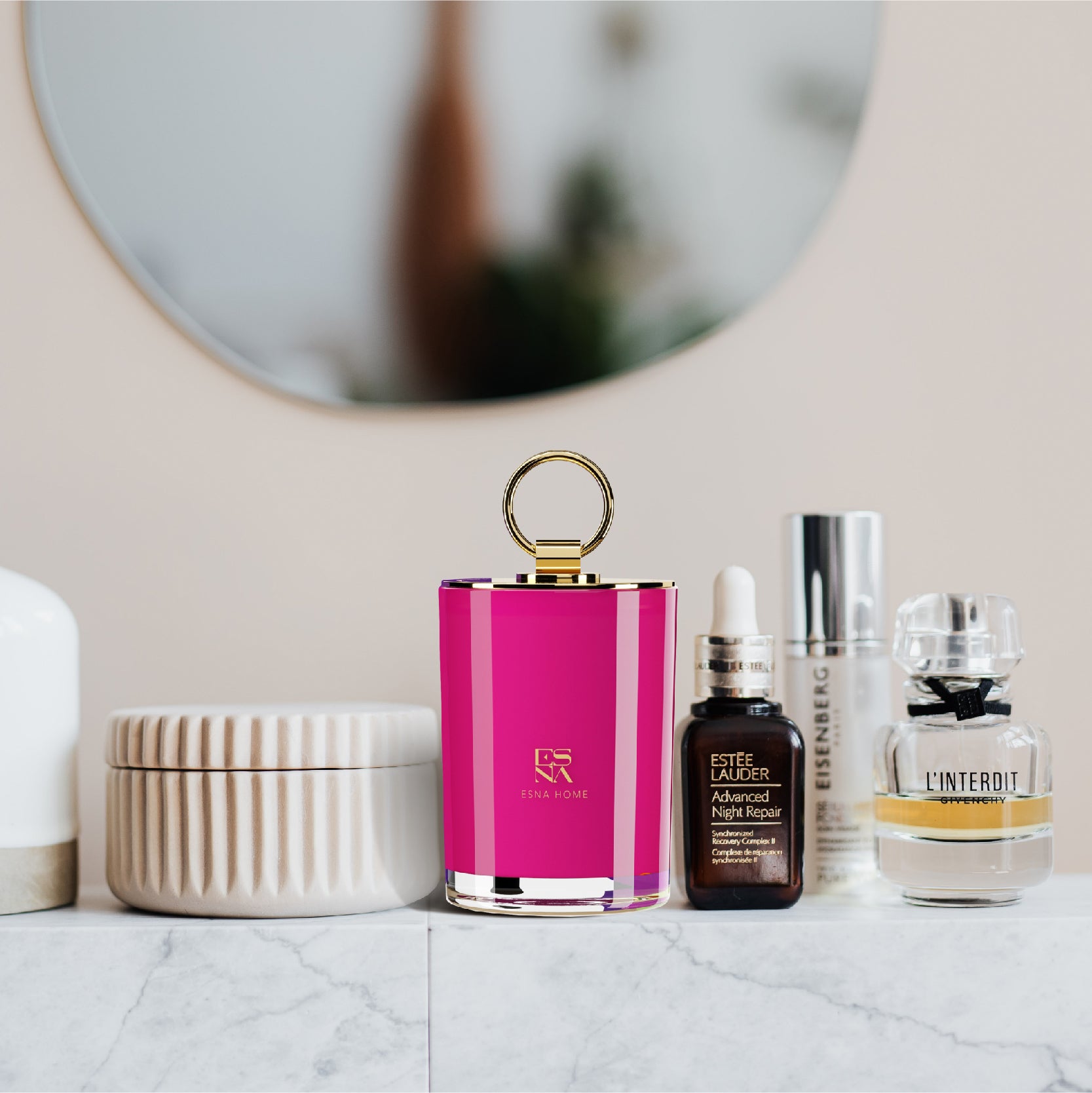Fresh Cut Roses & Berries Scented Candle  |  Brillo Collection