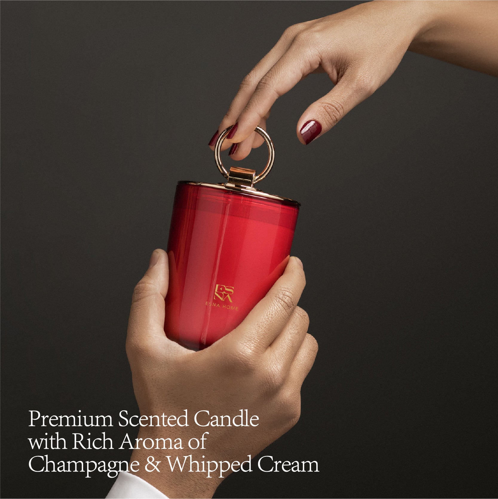 Champagne & whipped Cream Scented Candle  |  Brillo Collection