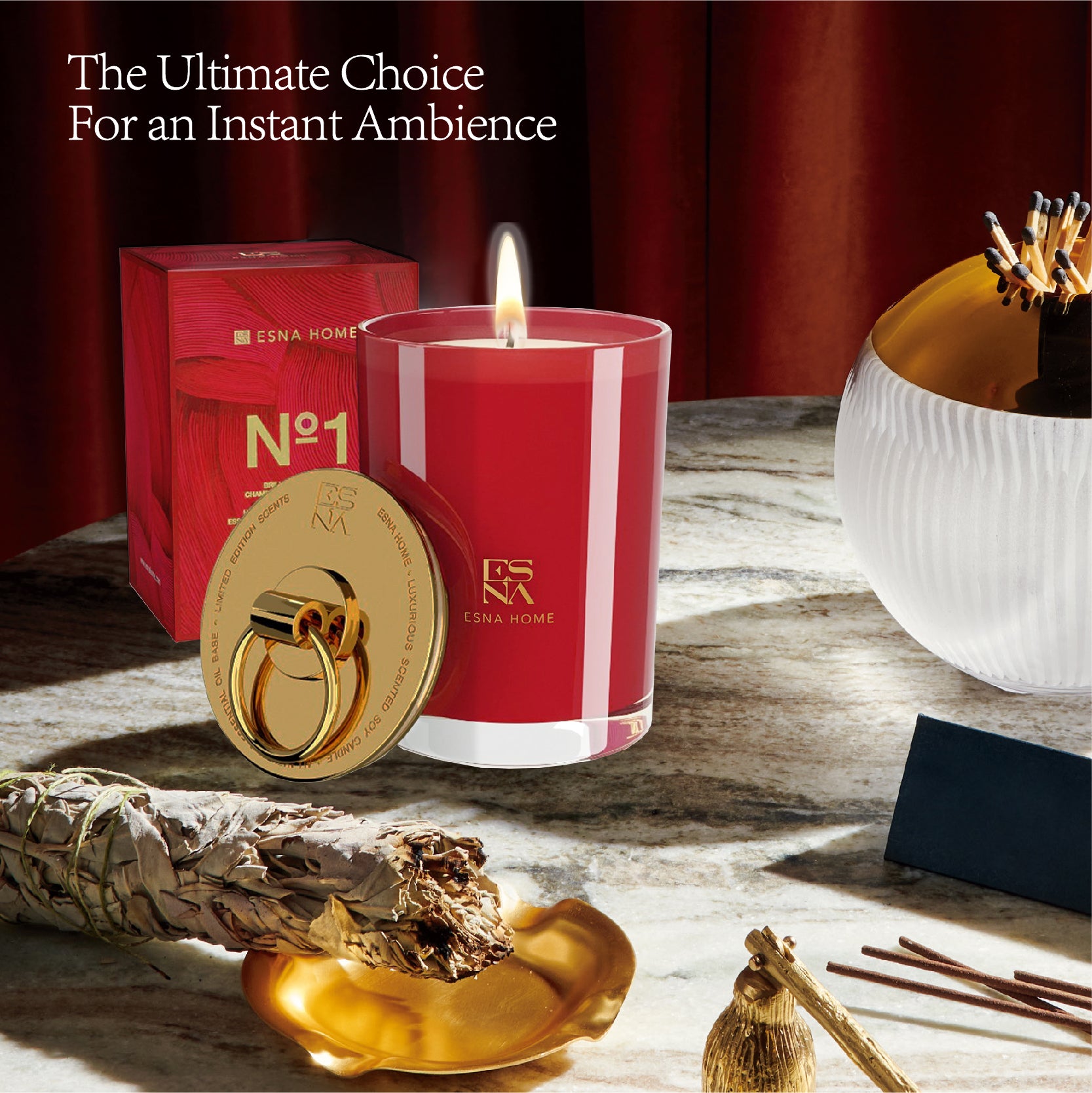 Champagne & whipped Cream Scented Candle  |  Brillo Collection