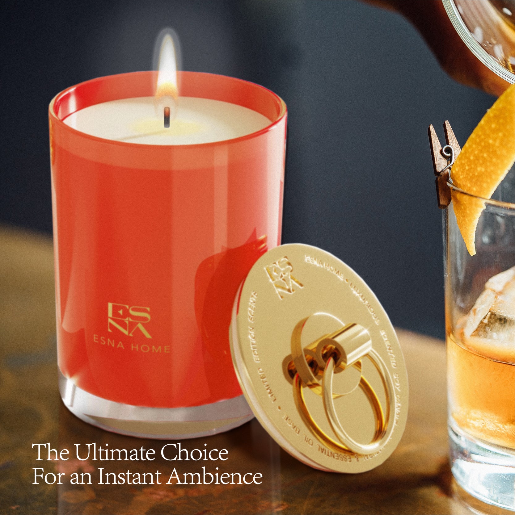 Mango Mimosa Scented Candle  |  Brillo Collection
