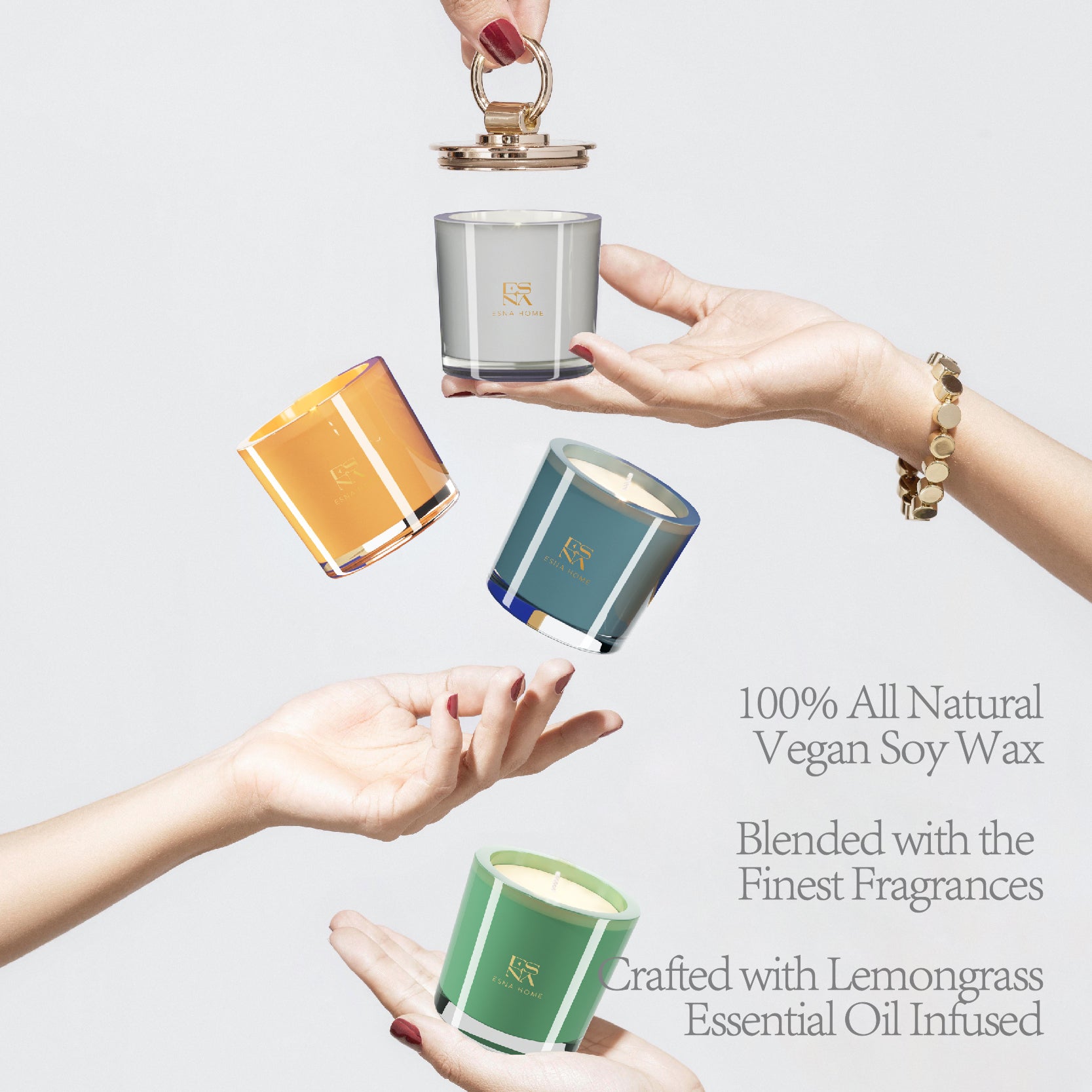 Signature 4 Scented Votive Candles - Whimsical Tale