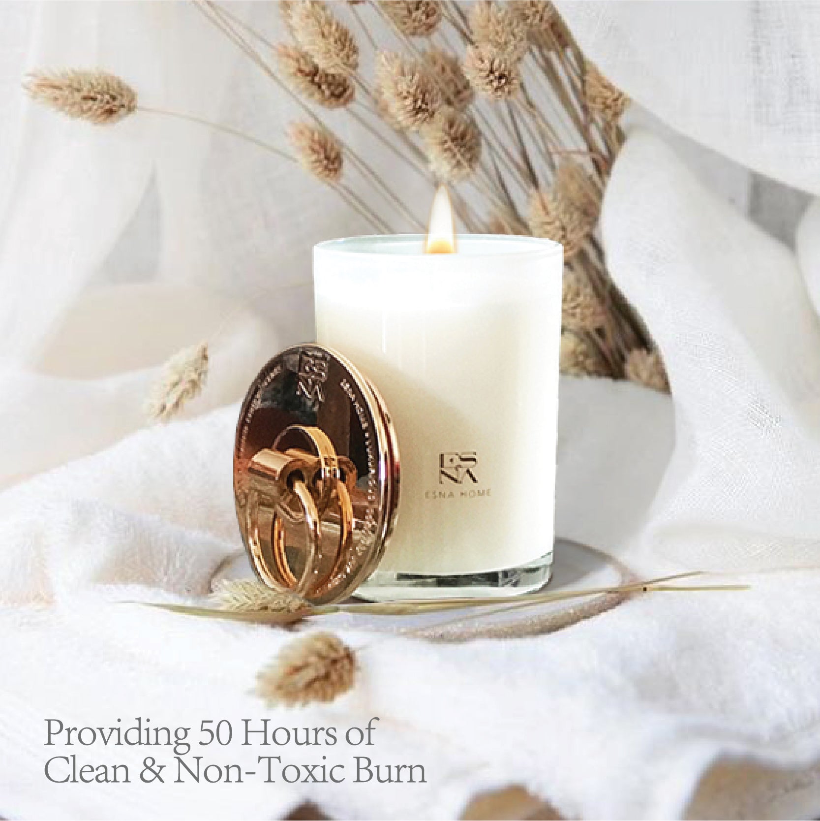 White Tea Scented Candle  |  Brillo Collection