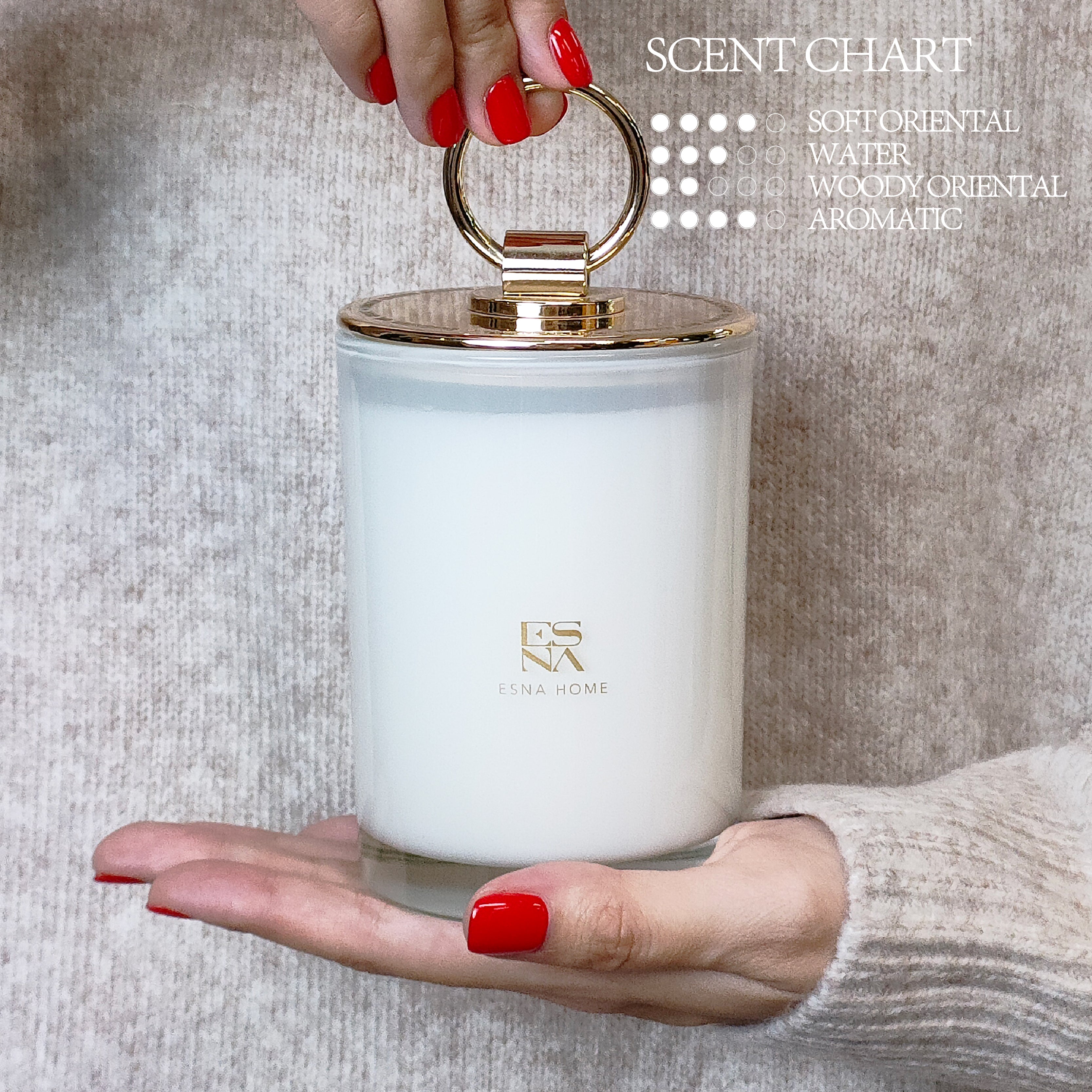 White Tea Scented Candle  |  Brillo Collection