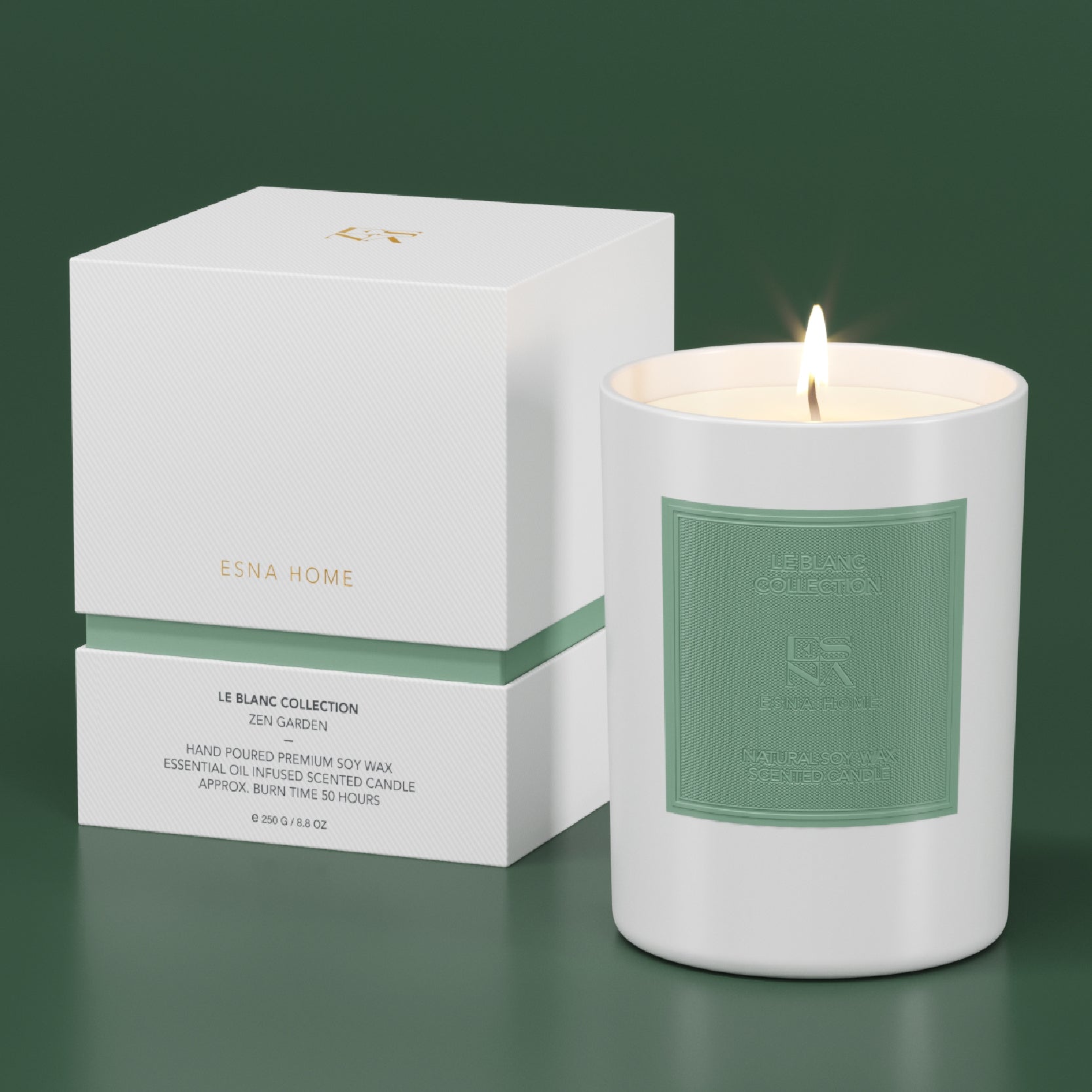 Zen Garden Scented Candle  |  Le Blanc Collection